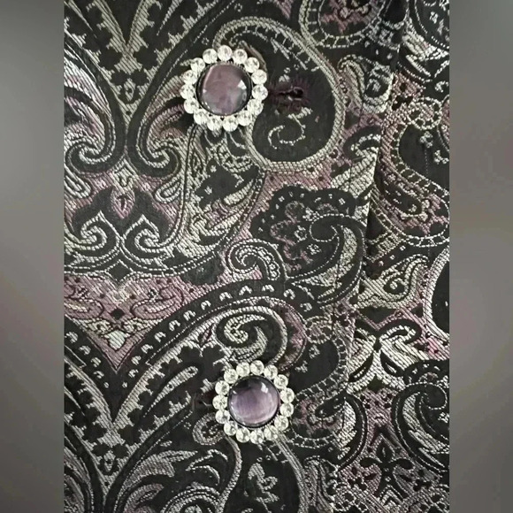 dressbarn | women’s brocade blazer/jacket. Size: 8. - Picture 3 of 16